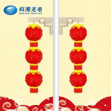 800三連燈籠串 led戶(hù)外防水燈籠 亞克力印字廣告春節(jié)喜慶燈籠定制